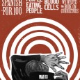 Ear Candy presents at the Sunset Tavern A killer show poster by Neal Castello for Ear Candy's pre-birthday bash featuring People Eating People, Spanish for 100 and We Wrote the Book on Connectors