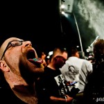 Guerrilla Candy contributor Dave Lichterman eating Pop Rocks in the Bumbershoot photo pit