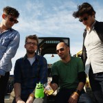 The Antlers backstage at Sasquatch! Photo by Dave Lichterman