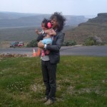 Wayne Coyne pretending to eat a baby backstage at Sasquatch! Photo by Travis Hay Wayne Coyne pretending to eat a baby backstage at Sasquatch! Photo by Travis Hay