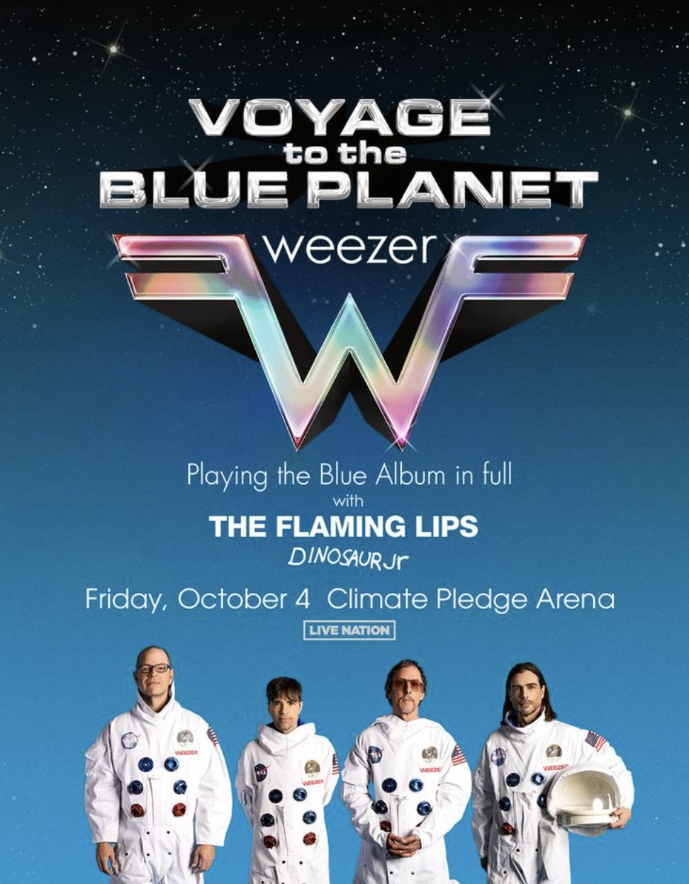 Weezer's 90s nostalgia 'Blue Voyage' tour brings Flaming Lips, Dinosaur